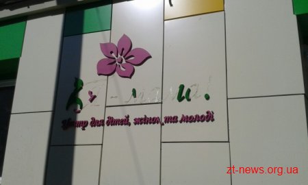 У Житомирі вандали розтрощили вивіску ще не відкритого Центру для сім'ї, жінок та дітей