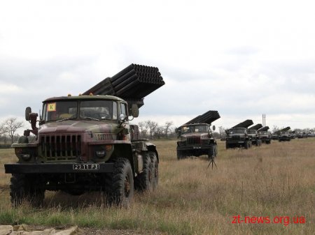 Навчання з бойовою стрільбою провели на одному зі східних полігонів України