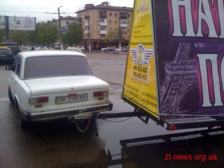 Медернізована реклама на колесах знову в Житомирі