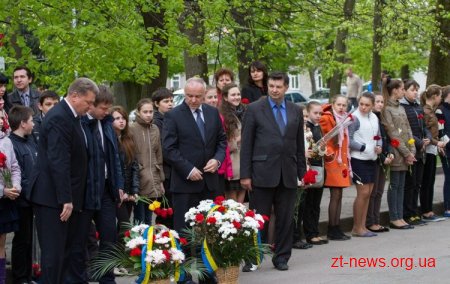 У Житомирі відбулися меморіальні заходи, приурочені 28-м роковинам Чорнобильської катастрофи