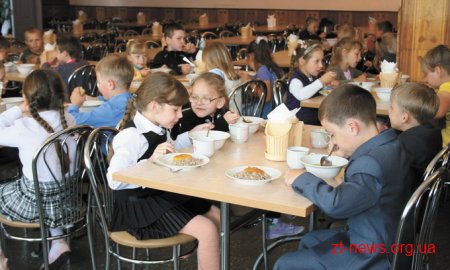 У Житомирі змінили вартість харчування дітей у школах