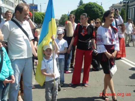 У Житомирі відбулося урочисте відкриття найбільшого прапора в Україні