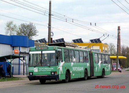 Житомирська міськрада влаштує експеримент: тролейбус № 10 вийде на маршрут у вихідні