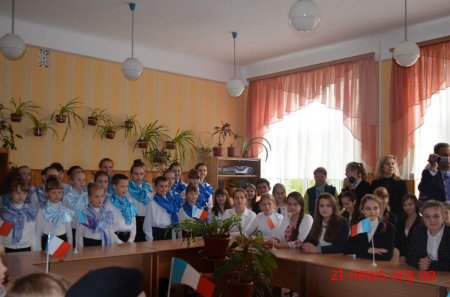 Посол Франції в Україні відвідав школу №20 м.Житомира