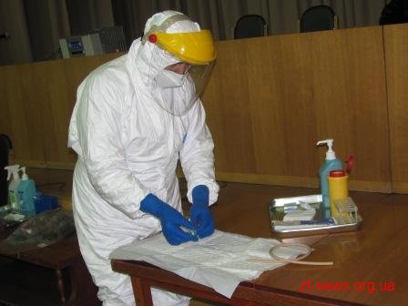 На Житомирщині пройшли навчання протидії лихоманці Ебола