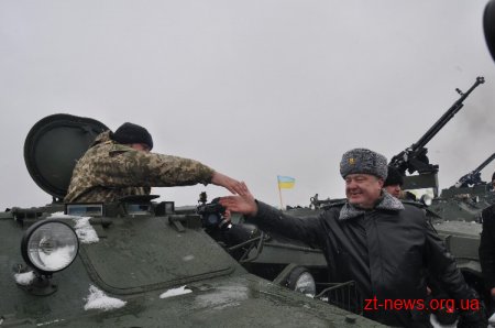 З полігону під Житомиром передали майже 150 одиниць техніки для потреб Збройних Сил України