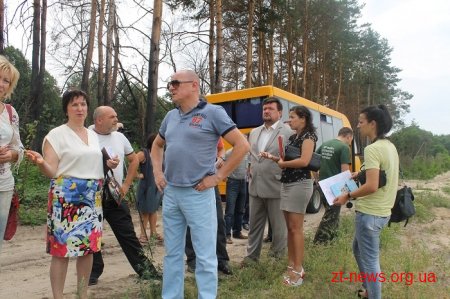 Відбулося виїзне засідання щодо незаконного видобутку піску на території Житомирського району
