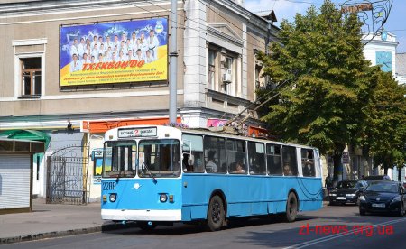 У Житомирі через ремонт буде призупинено рух тролейбусів по вул. Велика Бердичівська