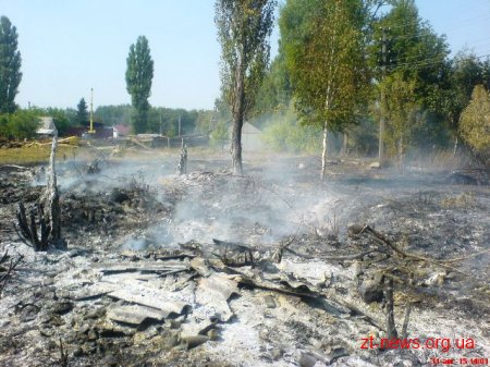 На Житомирщині через спалювання сміття чоловік отримав 70% опіків тіла
