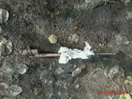 На Житомирщині у мисливця на метал міліція вилучила багнет
