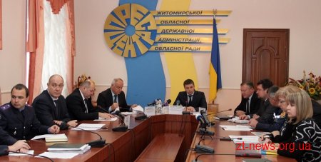 Сергій Машковський провів нараду з питань проходження виборів у Житомирській області