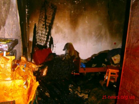 На Житомирщині під час пожежі загинув чоловік