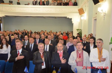 У Житомирі відбулось перше пленарне засідання сесії міської ради 7 скликання