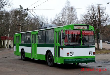 Житомирське ТТУ відремонтувало ще один тролейбус