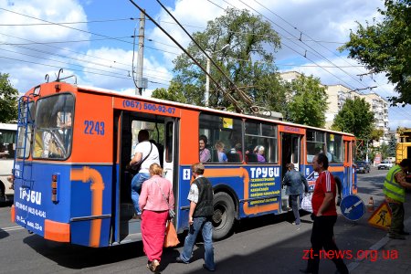 У Житомирі для тролейбусів ліквідували зупинку вул. Хлібна
