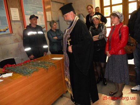 У Житомирі рятувальники вшанували пам’ять ліквідаторів аварії на ЧАЕС