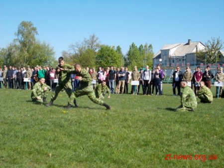 Школярі Житомира змагалися у військовому інституті