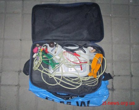 У Бердичеві поліцейські затримали крадія медичного обладнання