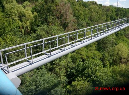Реконструкція житомирського підвісного мосту буде завершена до кінця червня
