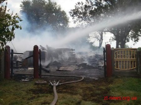 В Андрушівському районі згоріла дерев'яна церква