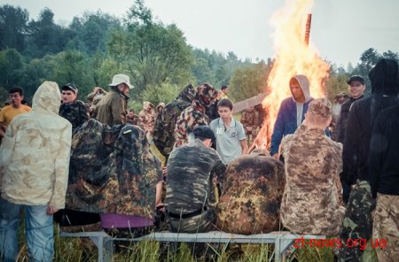 Учасники табору «Нащадки козацької слави» завітали до Житомирського полігону