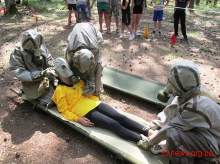 На Житомирщині змагаються юні рятувальники