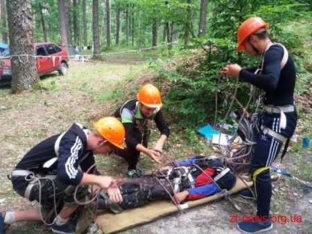 На Житомирщині змагаються юні рятувальники