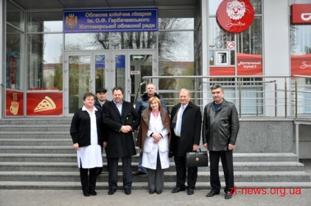 Житомирська обласна лікарня отримала гуманітарну допомогу