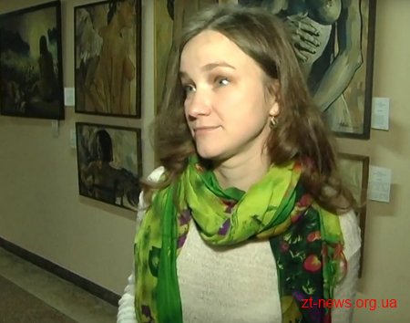 Експозиція картин білоруської художниці відкрилася в житомирській обласній бібліотеці