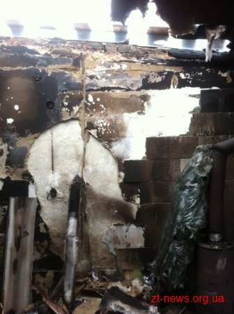 У Житомирі сталася пожежа на території гаражного кооперативу