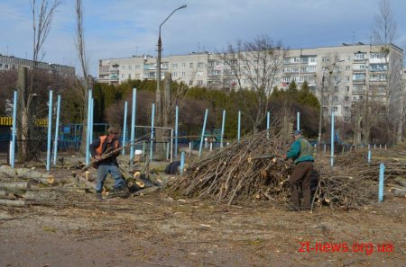 Комунальні служби міста продовжують роботу з прибирання Житомира