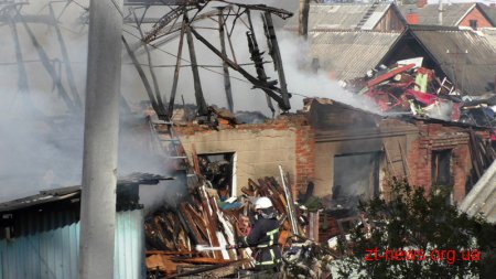 У Житомирі сталася пожежа в житловому будинку
