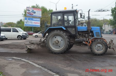 У Житомирі розпочали поточний ремонт доріг міста