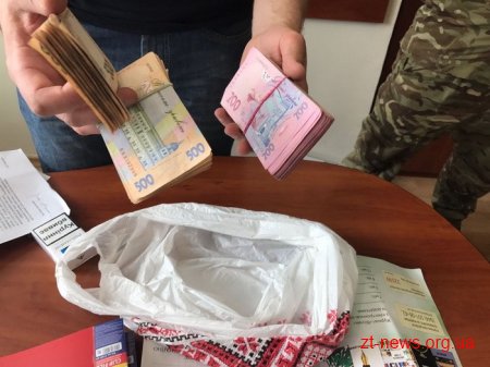 В Житомирі співробітники СБУ викрили на хабарництві двох високопосадовців обласної ДФС