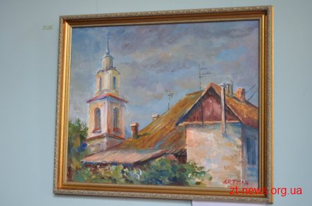 У приміщенні міської ради відкрилась виставка картин «Житомир європейський»
