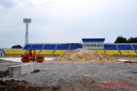 Підрядник прискорить реконструкцію стадіону «Полісся»