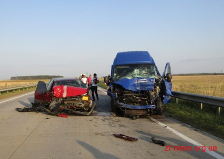 На Житомирщині зіштовхнулись два автомобілі