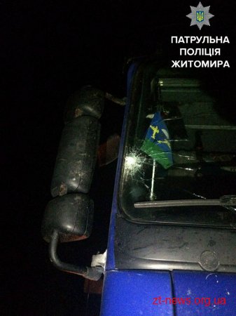 Поліцейські затримали чоловіка, який жбурляв каміння в автомобілі на трасі Київ-Чоп
