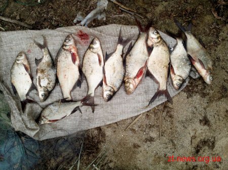 З початку вересня Житомирський рибоохоронний патруль виявив 36 порушень та вилучив 86 кг риби