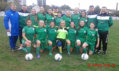 Збірна дівчат Житомирщини здобула першу перемогу у Чемпіонаті України з футболу