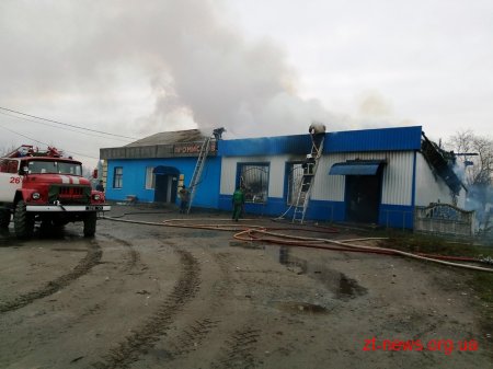 На Житомирщині згорів сільський магазин