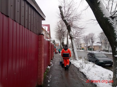 Під час прибирання вулиць міста від снігу використали 70 тонн протиожеледної суміші та 10 тонн солі