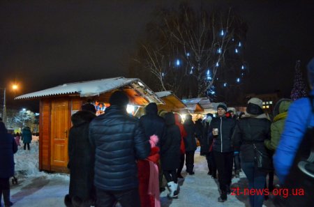 У Житомирі без урочистостей "запалили" новорічну ялинку