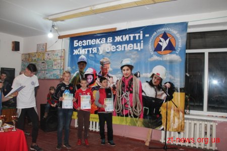 Житомирські школярі взяли участь в змаганнях «Пошуково-рятувальні роботи в зимових умовах»