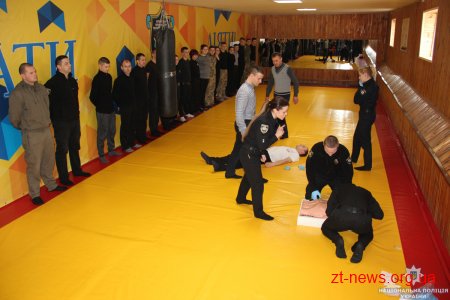 У Житомирі відкрили оновлений спорткомплекс для тренування поліцейських