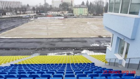 З наступного тижня на стадіоні «Полісся» розпочнуть підготовчі робити для встановлення накриття трибуни