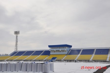 Центральний стадіон «Полісся» вже готовий на 60%