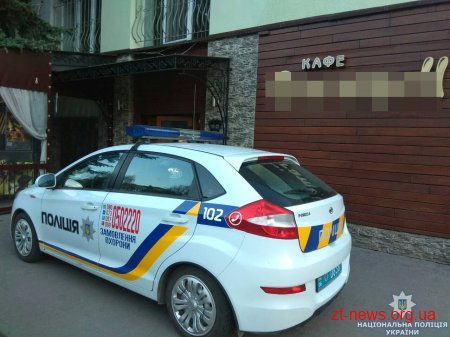 У Житомирі поліцейські охорони затримали двох парубків під час спроби крадіжки з кафе