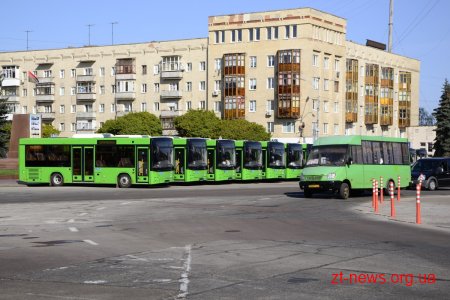 До Житомира приїхали 17 автобусів МАЗ куплених в лізинг