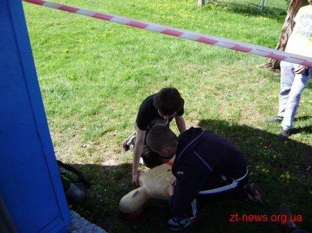 У Житомирі відбувся міський етап змагань «Школа безпеки»